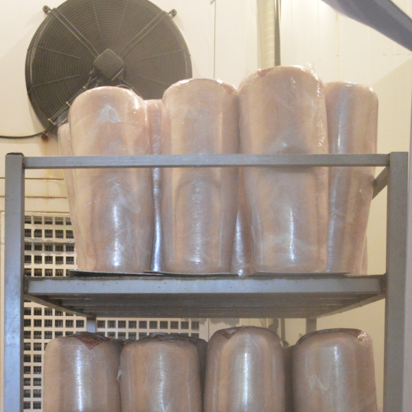 Wrapped doner products on racks at Nasip